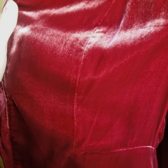 Red Velvet Blazer The Limited brand - Picture 4 of 6